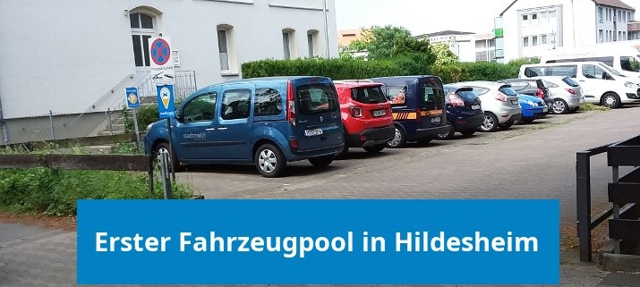 Stadtmobils erster Fahrzeugpool in Hildesheim