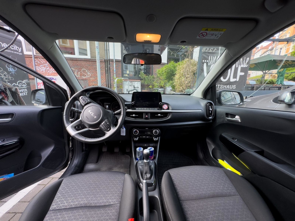stadtmobil hannover stadtflitzer picanto innen