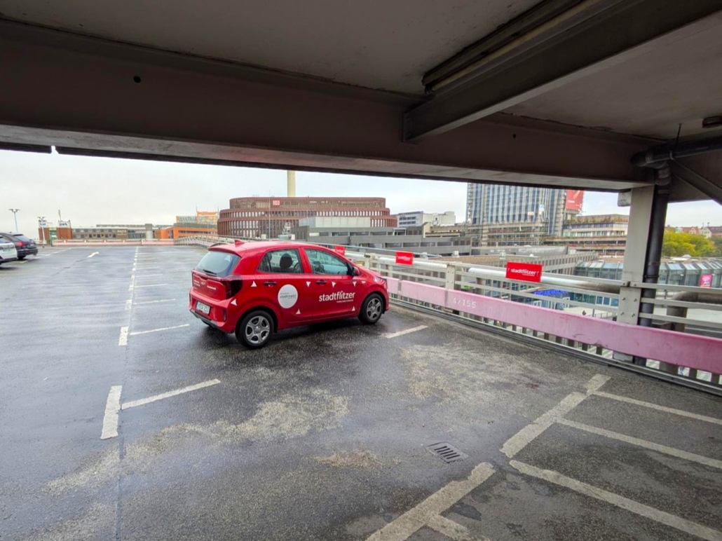 stadtmobil hannover parkbereich HBF stadtflitzer 1