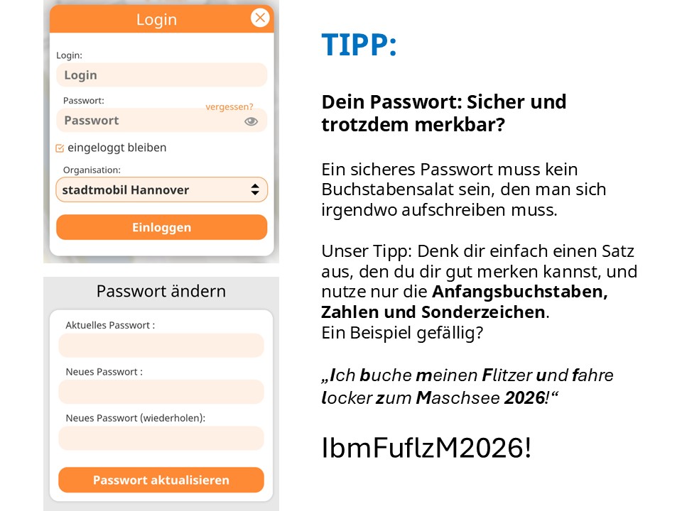 stadtmobil hannover password pin sicherheit 11
